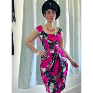 Gorgeous floral cocktail dress